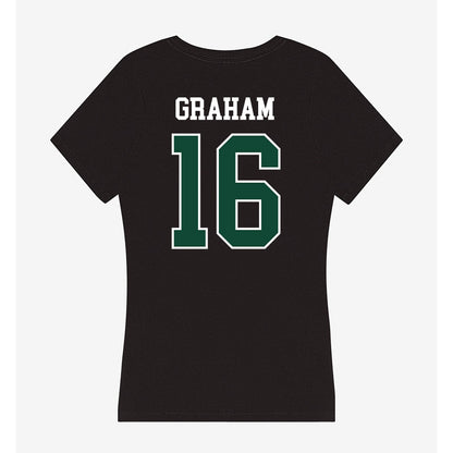 Tiffin - NCAA Football : Jourdyn Graham - Women's V-Neck T-Shirt-1