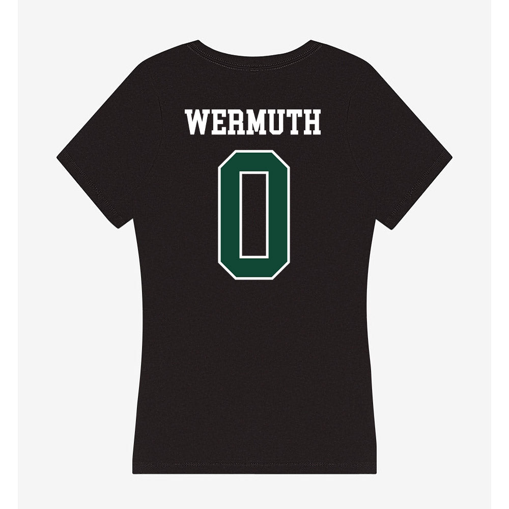 Tiffin - NCAA Women's Lacrosse : Sam Wermuth - Women's V-Neck T-Shirt-1