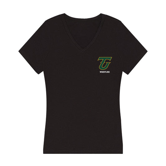 Tiffin - NCAA Wrestling : Jacob Jackson - Women's V-Neck T-Shirt-0