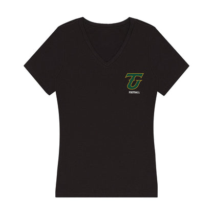 Tiffin - NCAA Football : Isaac Bunts - Women's V-Neck T-Shirt-0