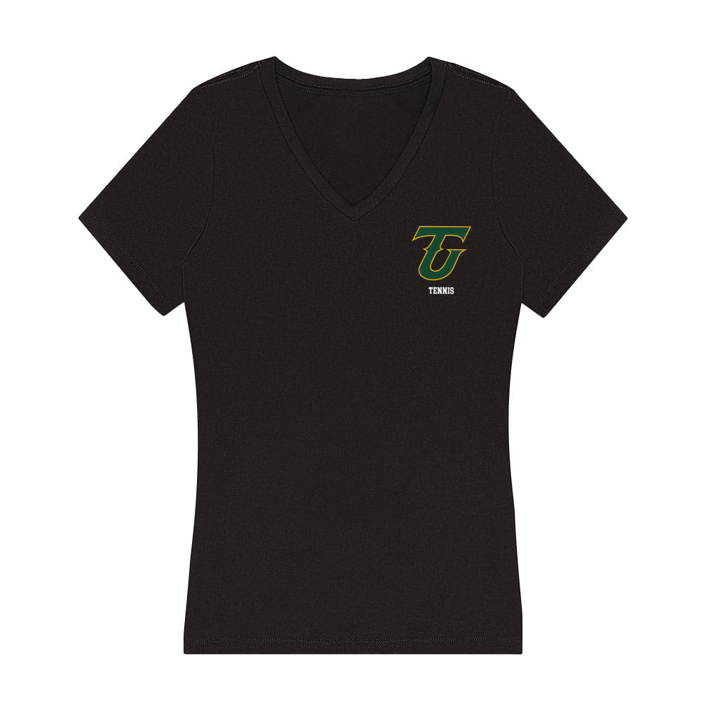 Tiffin - NCAA Men's Tennis : Samuel Rossi - Women's V-Neck T-Shirt-0