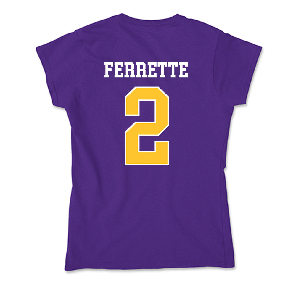 LSUA - NCAA Men's Basketball : Talib Ferrette - Soft Style Women’s T-Shirt-1