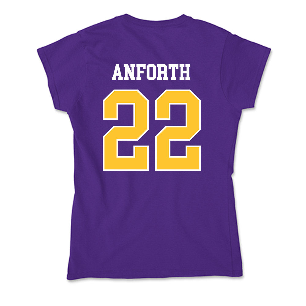 LSUA - NCAA Men's Soccer : Owen Anforth - Soft Style Women’s T-Shirt-1