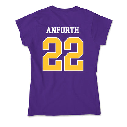 LSUA - NCAA Men's Soccer : Owen Anforth - Soft Style Women’s T-Shirt-1