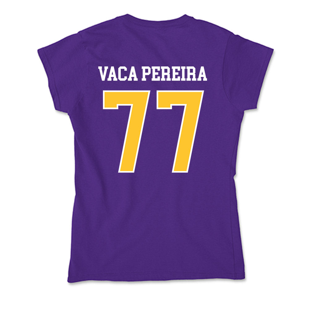 LSUA - NCAA Men's Soccer : Mario Vaca Pereira - Soft Style Women’s T-Shirt-1