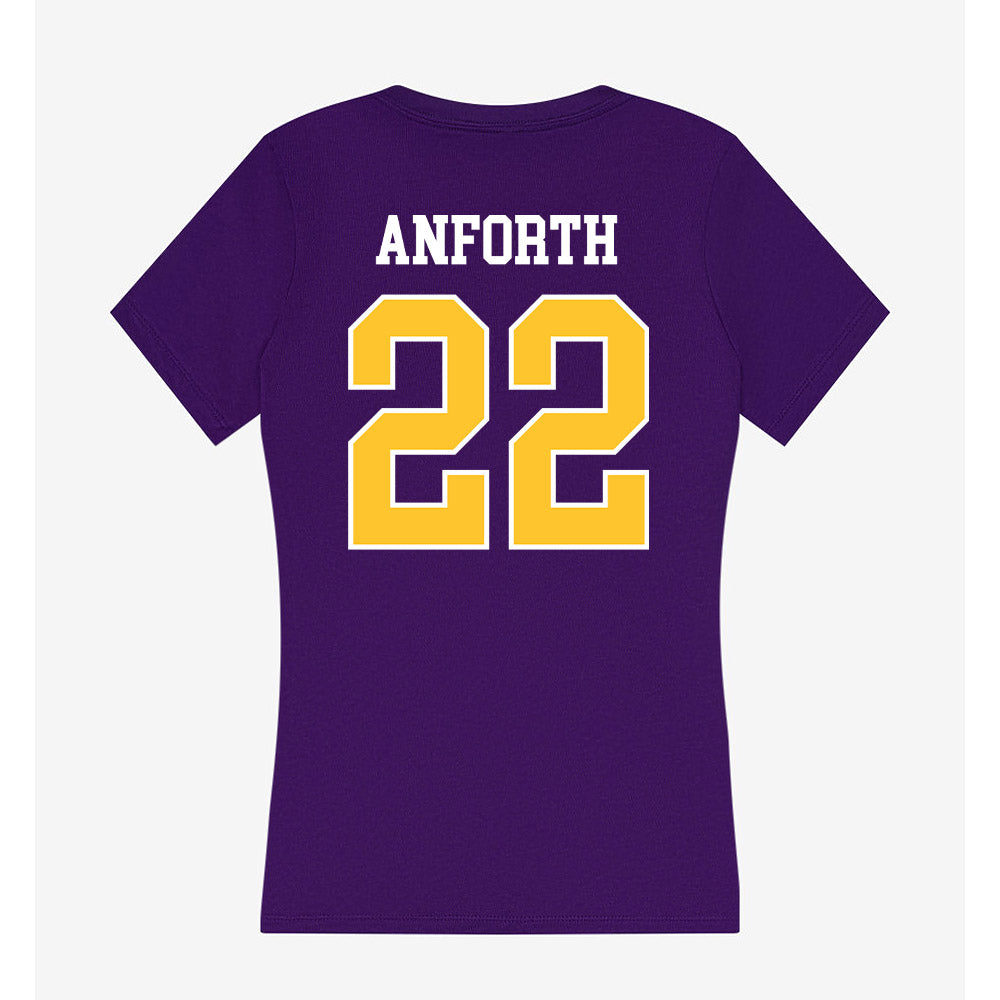LSUA - NCAA Men's Soccer : Owen Anforth - Women's V-Neck T-Shirt-1