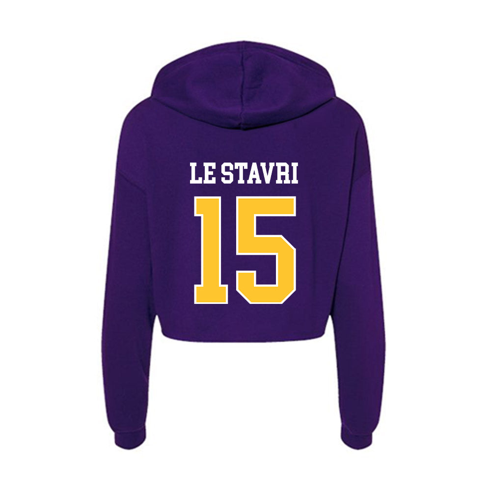 LSUA - NCAA Men's Soccer : Zac Le Stavri - Women's Crop Fleece Hoodie-1