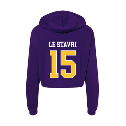 LSUA - NCAA Men's Soccer : Zac Le Stavri - Women's Crop Fleece Hoodie-1