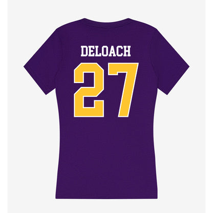 LSUA - NCAA Baseball : Logan Deloach - Women's V-Neck T-Shirt-1