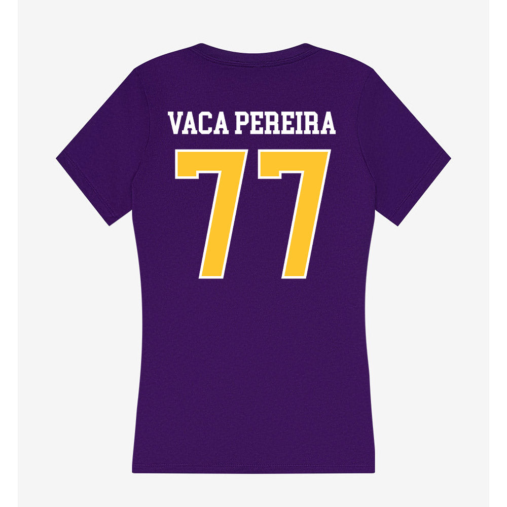 LSUA - NCAA Men's Soccer : Mario Vaca Pereira - Women's V-Neck T-Shirt-1