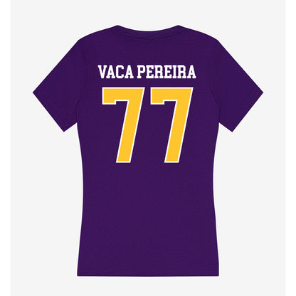 LSUA - NCAA Men's Soccer : Mario Vaca Pereira - Women's V-Neck T-Shirt-1