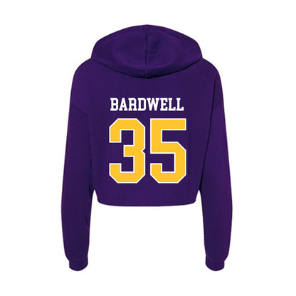 LSUA - NCAA Baseball : Nicholas Bardwell - Women's Crop Fleece Hoodie-1