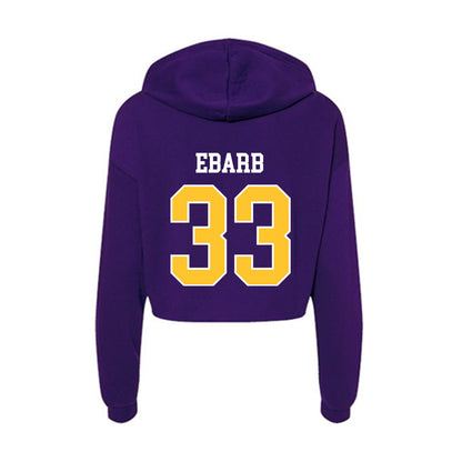 LSUA - NCAA Baseball : Brenyn Ebarb - Women's Crop Fleece Hoodie-1
