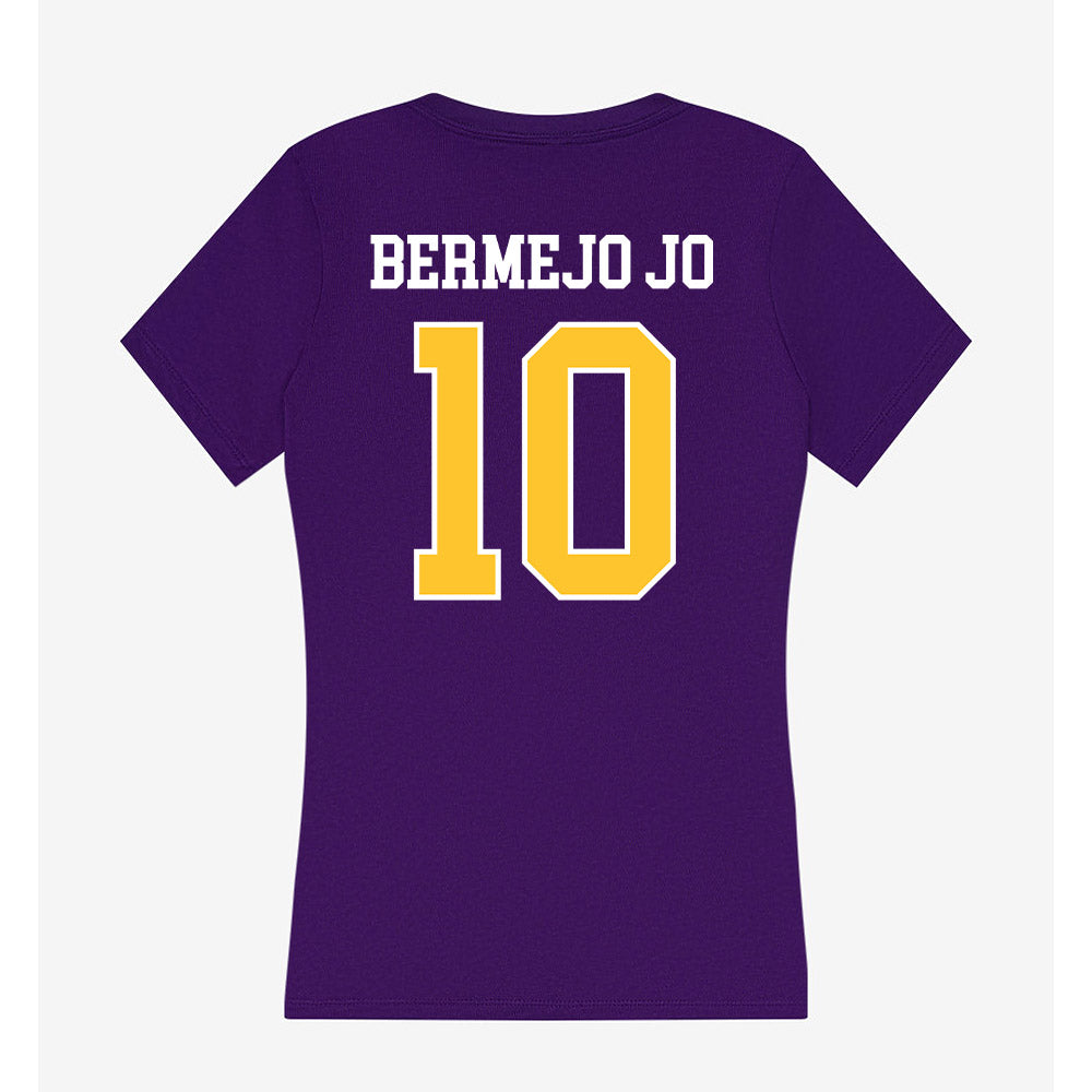 LSUA - NCAA Women's Soccer : Alexia Bermejo Jo - Women's V-Neck T-Shirt-1