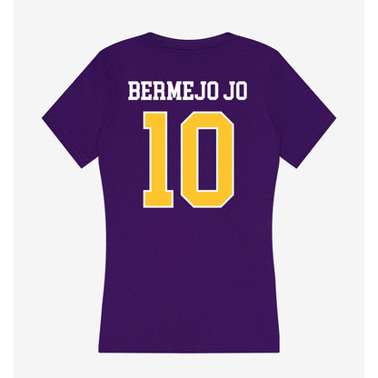 LSUA - NCAA Women's Soccer : Alexia Bermejo Jo - Women's V-Neck T-Shirt-1
