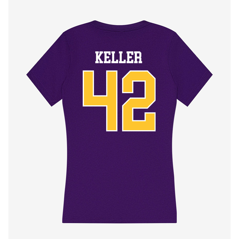 LSUA - NCAA Baseball : Brian Keller - Women's V-Neck T-Shirt-1
