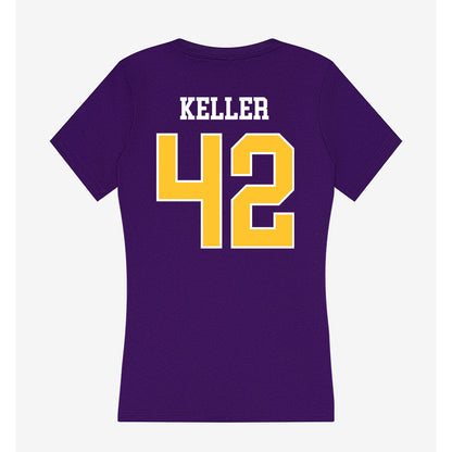 LSUA - NCAA Baseball : Brian Keller - Women's V-Neck T-Shirt-1