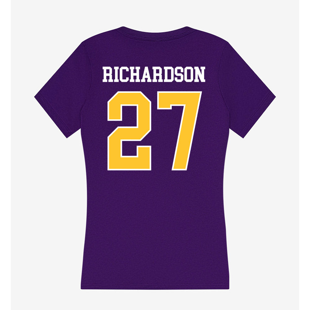 LSUA - NCAA Softball : Sam Richardson - Women's V-Neck T-Shirt-1