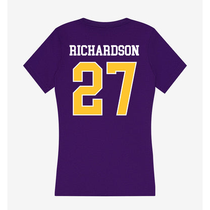 LSUA - NCAA Softball : Sam Richardson - Women's V-Neck T-Shirt-1