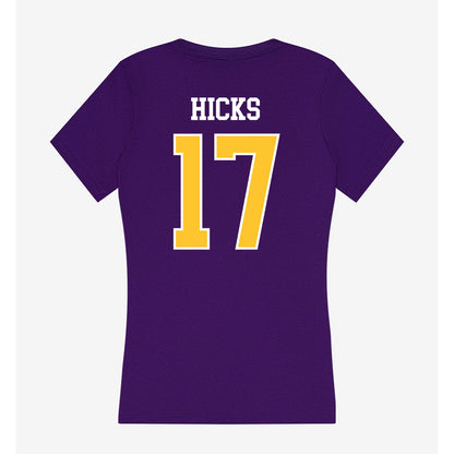LSUE - NCAA Baseball : Dayton Hicks - Women's V-Neck T-Shirt-1