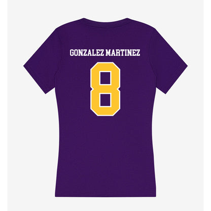 LSUE - NCAA Women's Soccer : Marta Gonzalez Martinez - Women's V-Neck T-Shirt-1