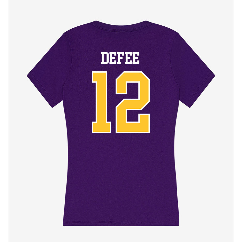 LSUE - NCAA Softball : Ava Defee - Women's V-Neck T-Shirt-1