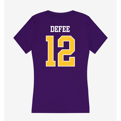 LSUE - NCAA Softball : Ava Defee - Women's V-Neck T-Shirt-1