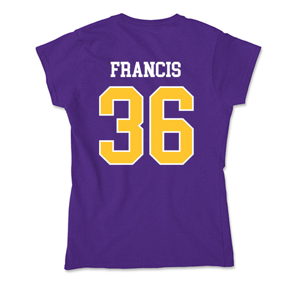 LSUS - NCAA Baseball : Rhys Francis - Soft Style Women’s T-Shirt-1