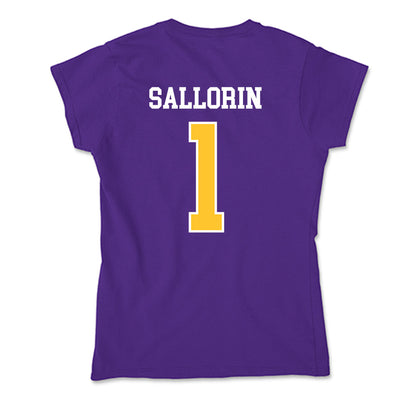 LSUS - NCAA Baseball : Jose Sallorin - Soft Style Women’s T-Shirt-1