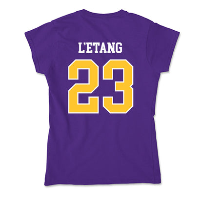 LSUS - NCAA Women's Basketball : Amandine L’Etang - Soft Style Women’s T-Shirt-1