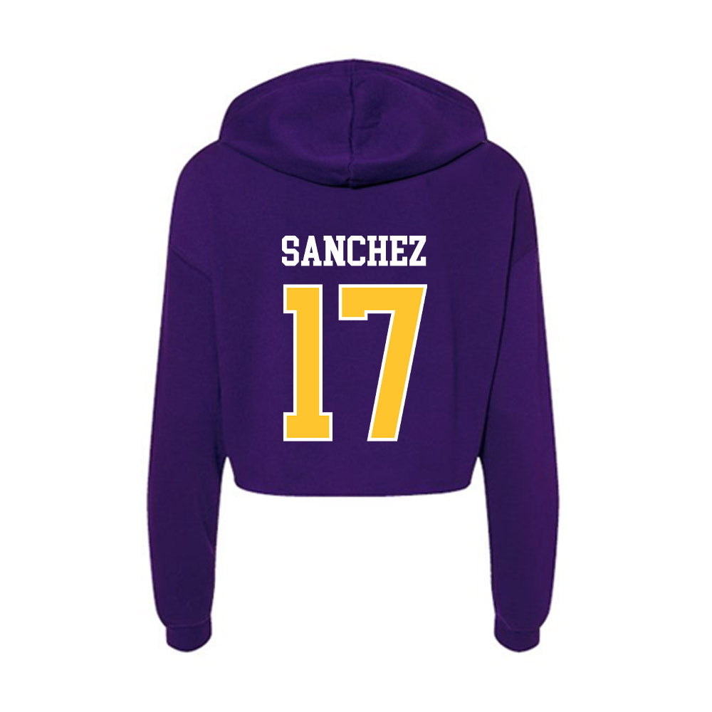 LSUS - NCAA Women's Soccer : Alia Sanchez - Women's Crop Fleece Hoodie-1