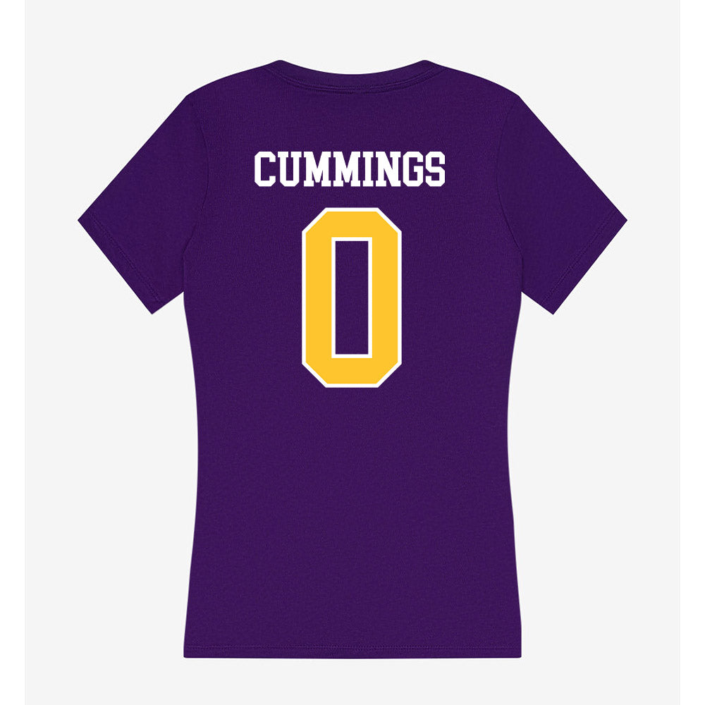 LSUS - NCAA Women's Basketball : Lauren Cummings - Women's V-Neck T-Shirt-1