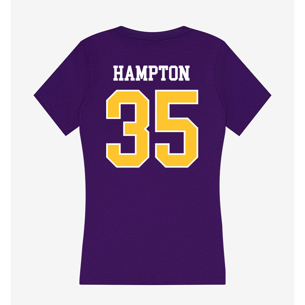 LSUS - NCAA Baseball : Anthony Hampton - Women's V-Neck T-Shirt-1