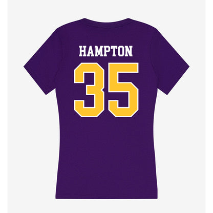 LSUS - NCAA Baseball : Anthony Hampton - Women's V-Neck T-Shirt-1