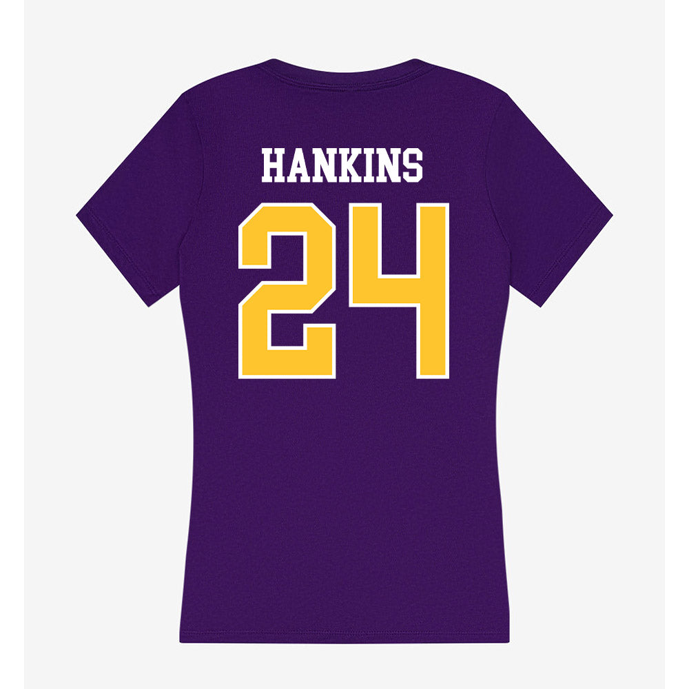 LSUS - NCAA Baseball : David Hankins - Women's V-Neck T-Shirt-1