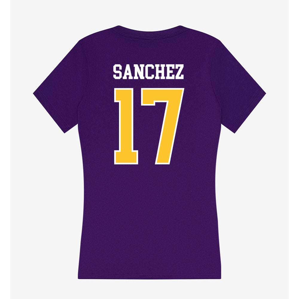 LSUS - NCAA Women's Soccer : Alia Sanchez - Women's V-Neck T-Shirt-1