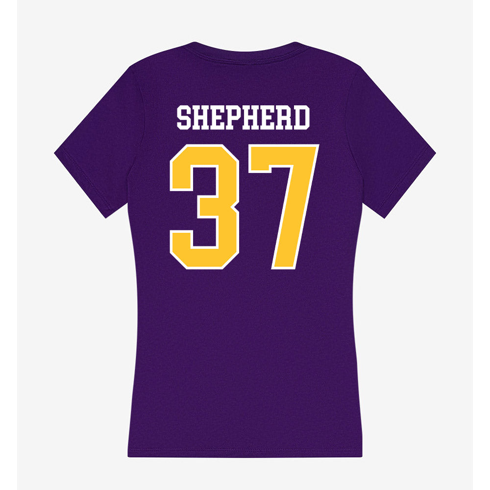 LSUS - NCAA Baseball : Calvin Shepherd - Women's V-Neck T-Shirt-1