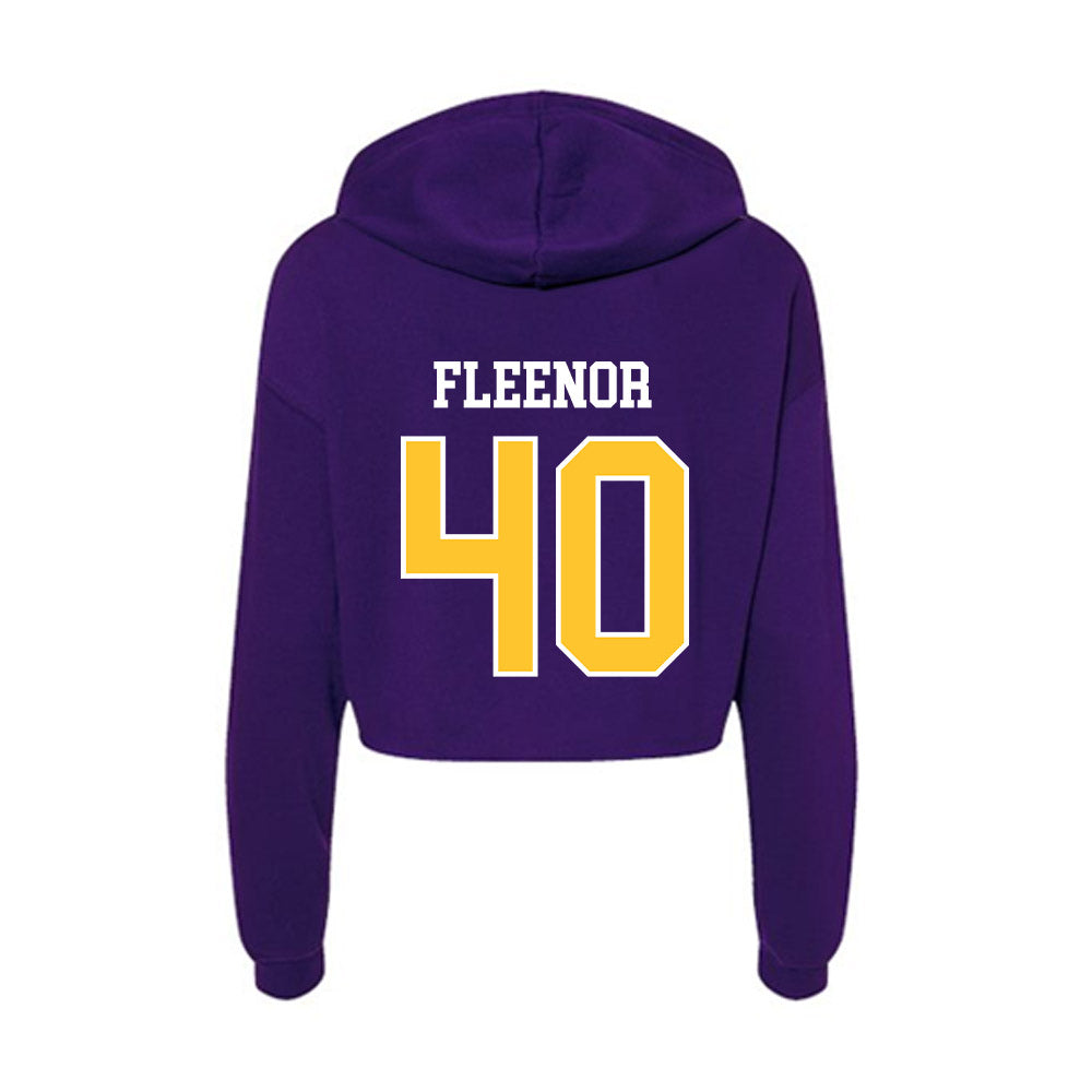 LSUS - NCAA Women's Basketball : Allyson Fleenor - Women's Crop Fleece Hoodie-1