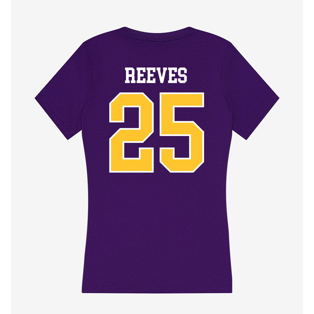 LSUS - NCAA Baseball : Cobe Reeves - Women's V-Neck T-Shirt-1