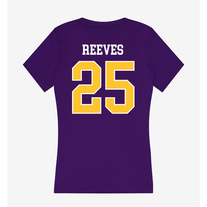 LSUS - NCAA Baseball : Cobe Reeves - Women's V-Neck T-Shirt-1