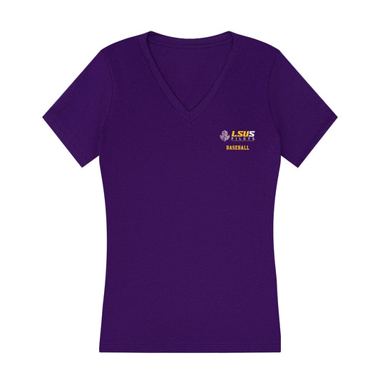 LSUS - NCAA Baseball : Anthony Hampton - Women's V-Neck T-Shirt-0