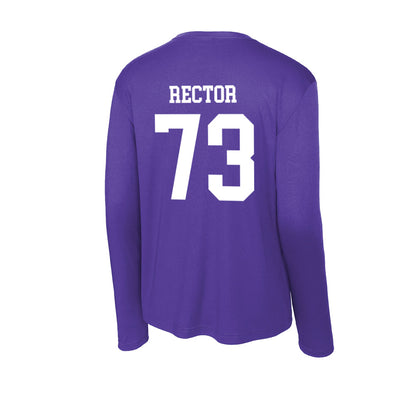 UST - NCAA Football : Kaleb Rector - Activewear Long Sleeve T-Shirt-1