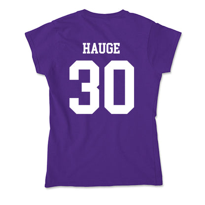 UST - NCAA Women's Basketball : Laura Hauge - Soft Style Women’s T-Shirt-1