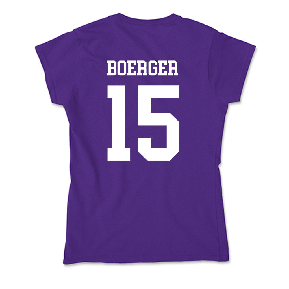 UST - NCAA Women's Ice Hockey : Ella Boerger - Soft Style Women’s T-Shirt-1