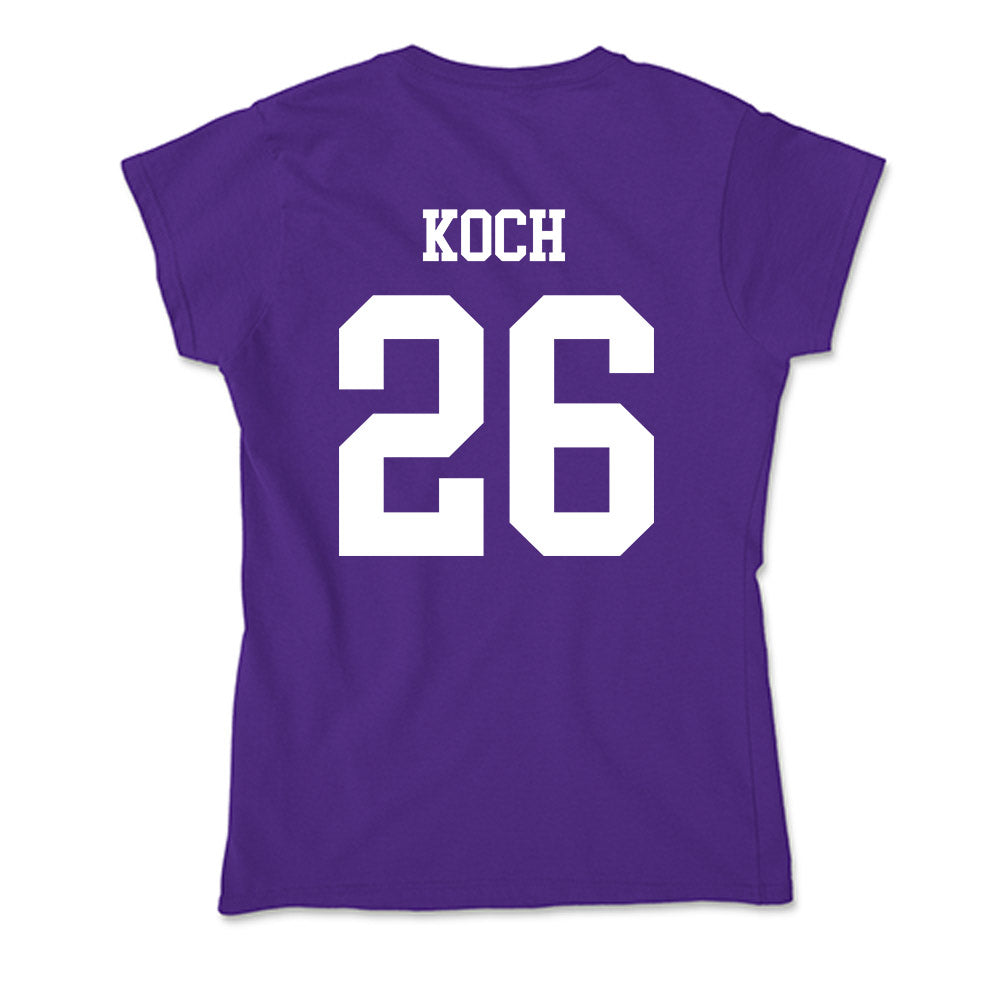 UST - NCAA Football : Joseph Koch - Soft Style Women’s T-Shirt-1