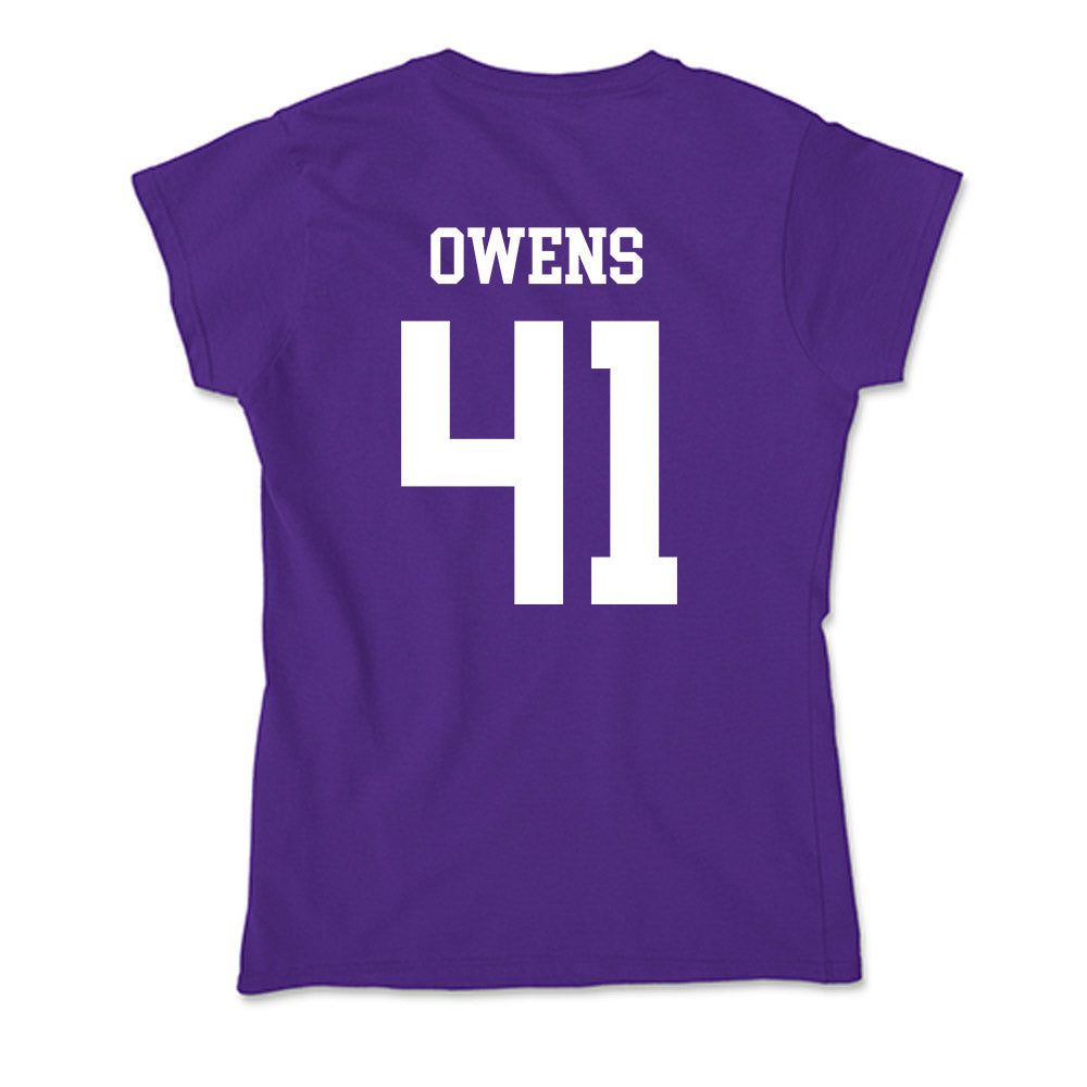 UST - NCAA Football : Walker Owens - Soft Style Women’s T-Shirt-1