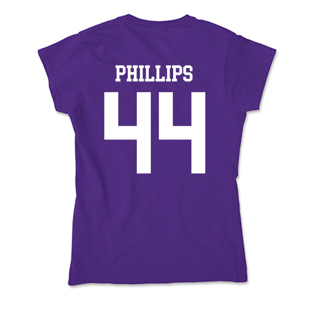 UST - NCAA Baseball : Nolan Phillips - Soft Style Women’s T-Shirt-1