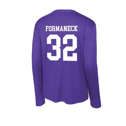 UST - NCAA Baseball : Ezra Formaneck - Activewear Long Sleeve T-Shirt-1