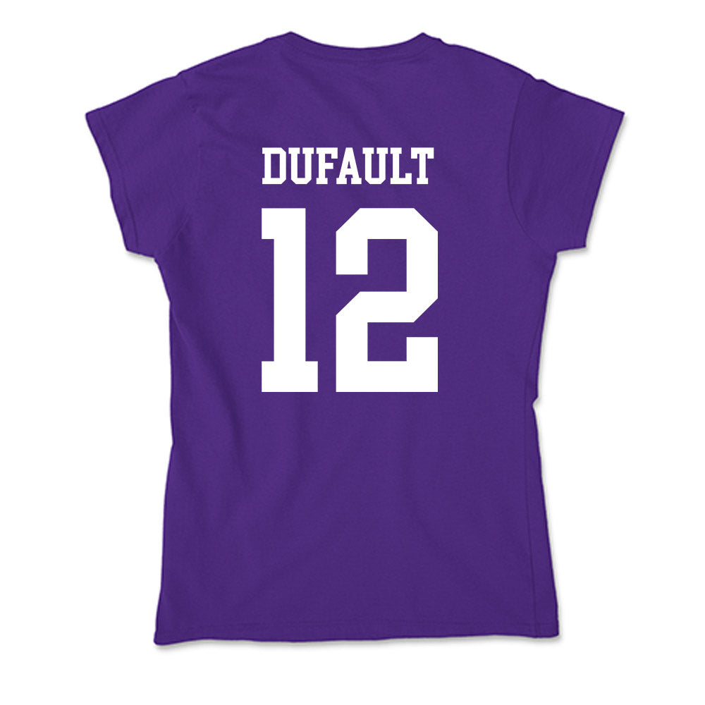 UST - NCAA Men's Basketball : Ryan Dufault - Soft Style Women’s T-Shirt-1