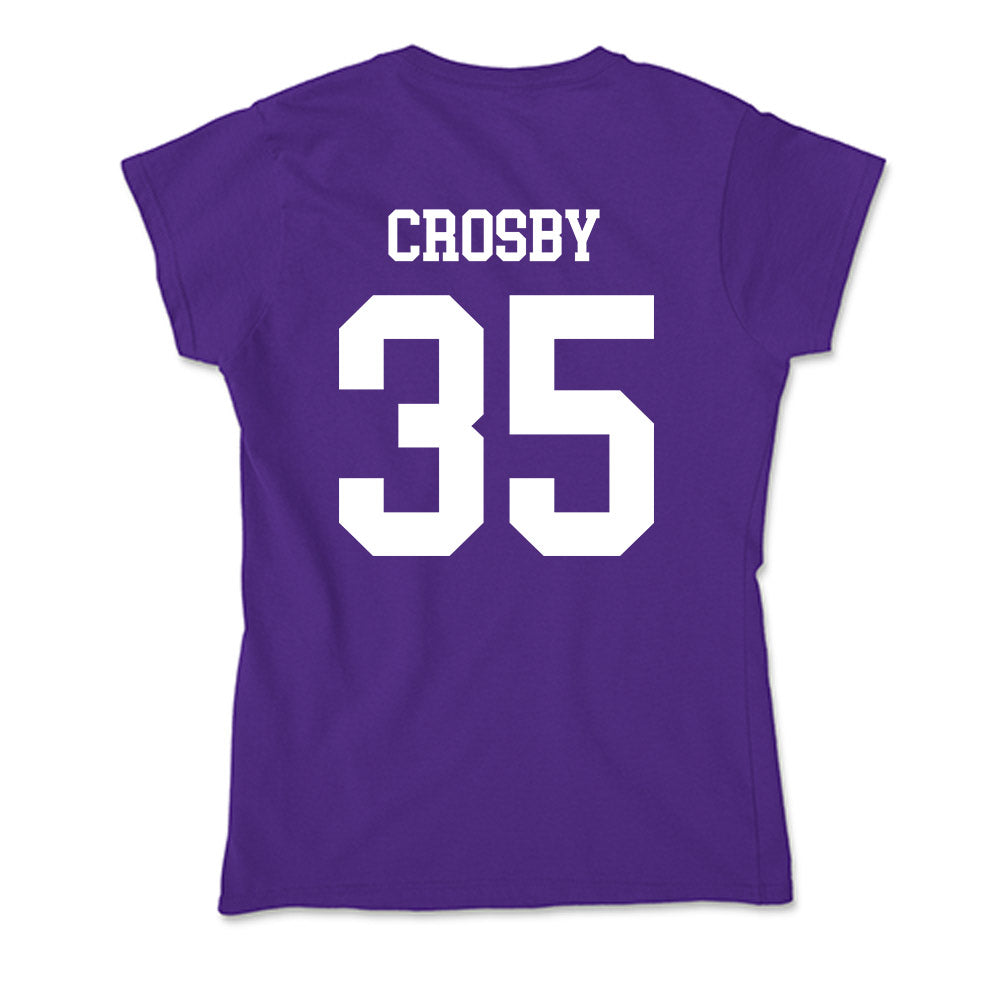 UST - NCAA Baseball : Isaac Crosby - Soft Style Women’s T-Shirt-1